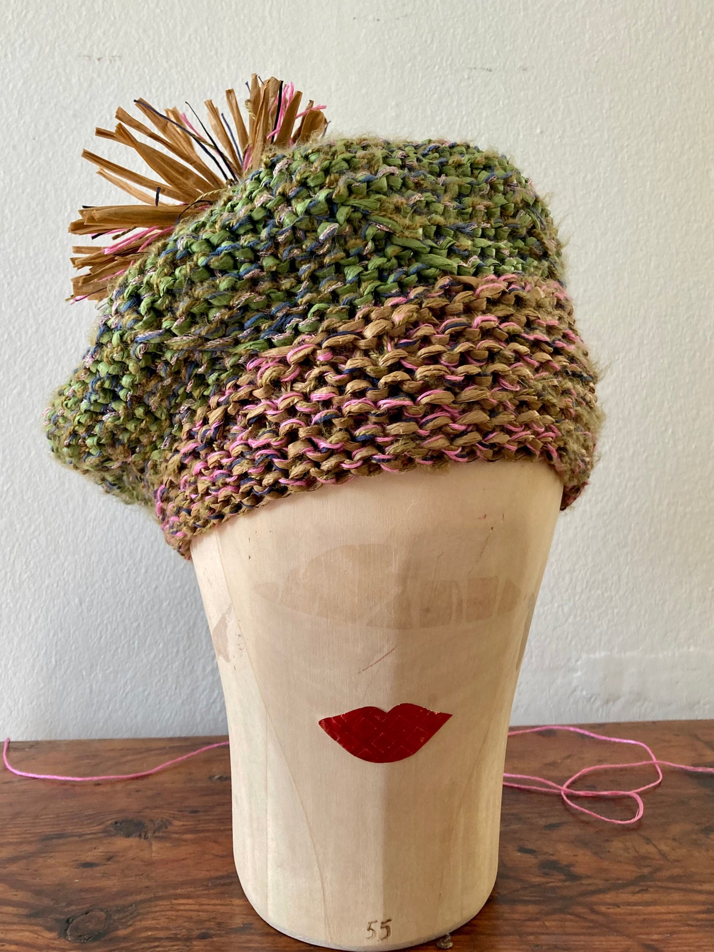 Colorblocked and Confused Beret to a Side