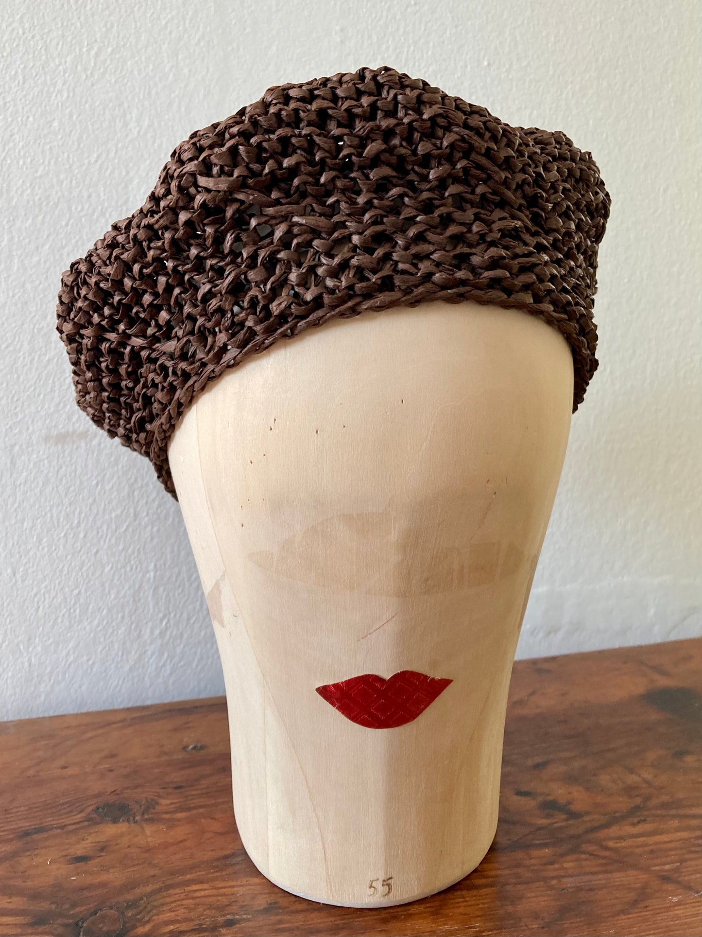 Chocolate Beret a Little to a Side