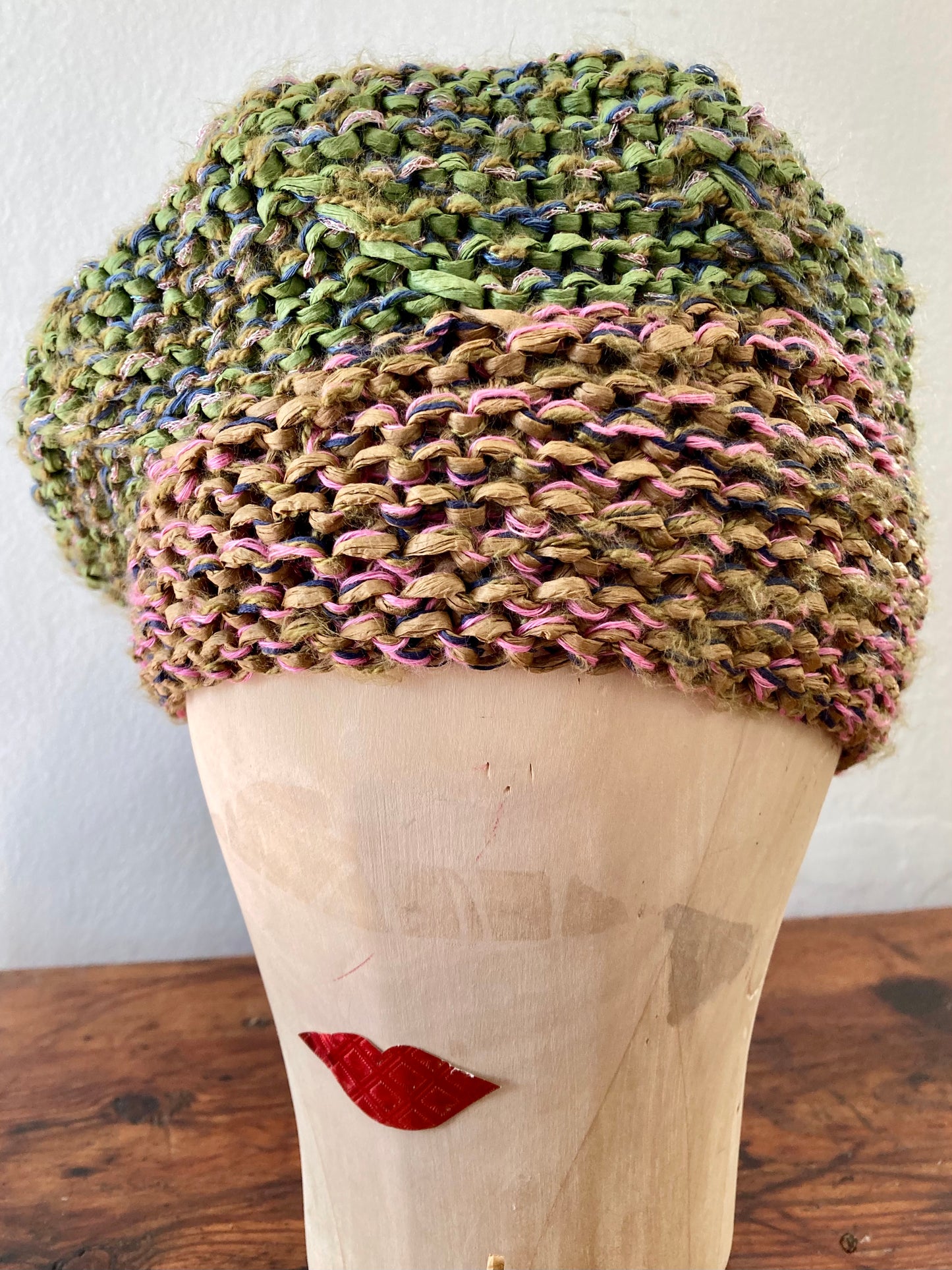 Colourblocked and Confused Beret to a Side