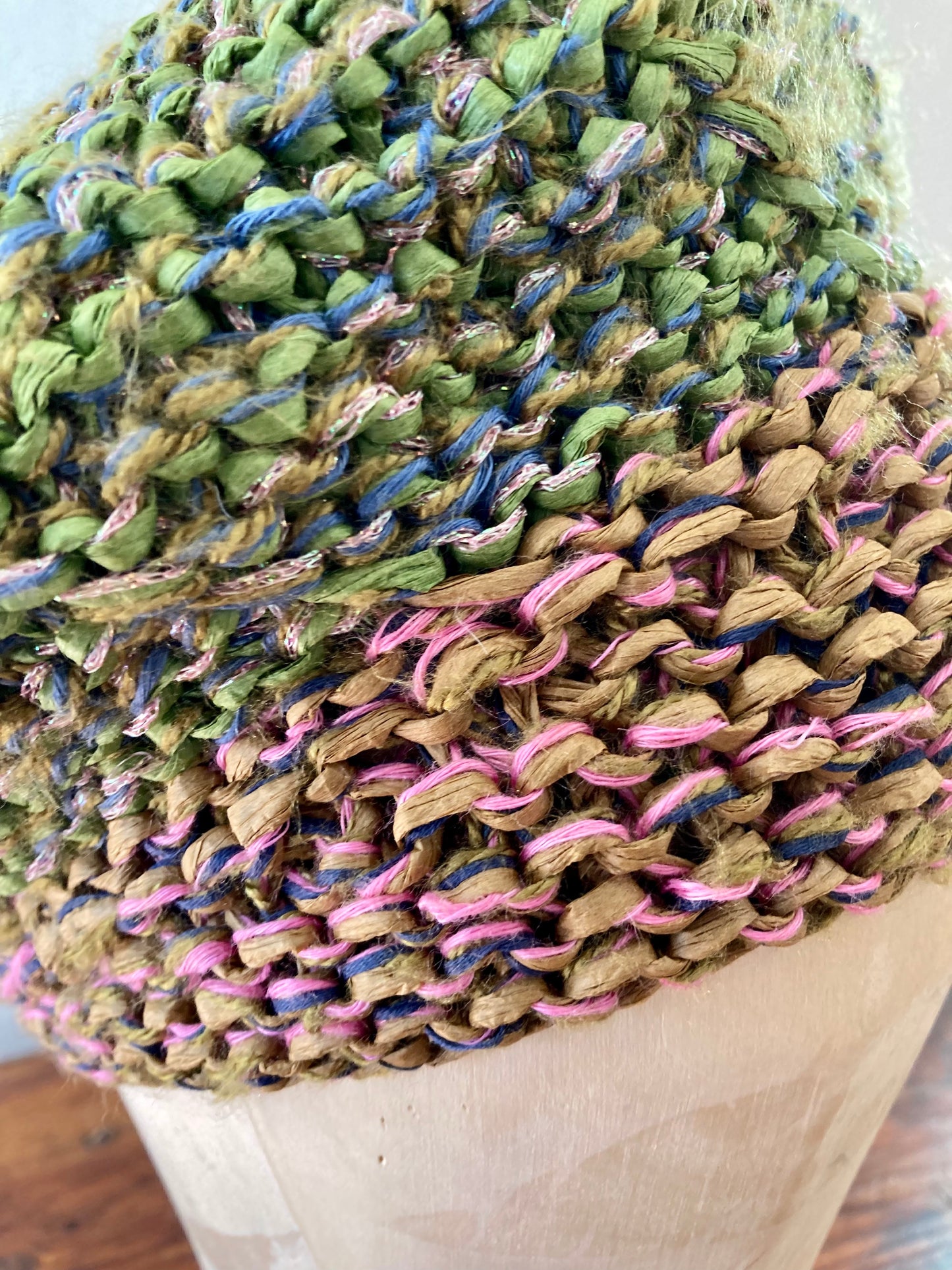 Colorblocked and Confused Beret to a Side